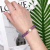 【 Oriental Jade 】 Natural amethyst bracelet for Sweet Women, Whitening style details Picture